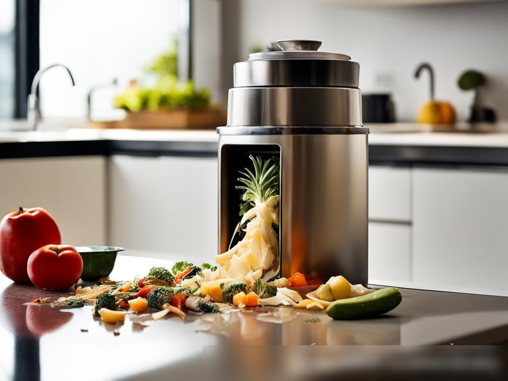 Динамичный снимок утилизации пищевых отходов в современной утилизационной установке - Пример 4