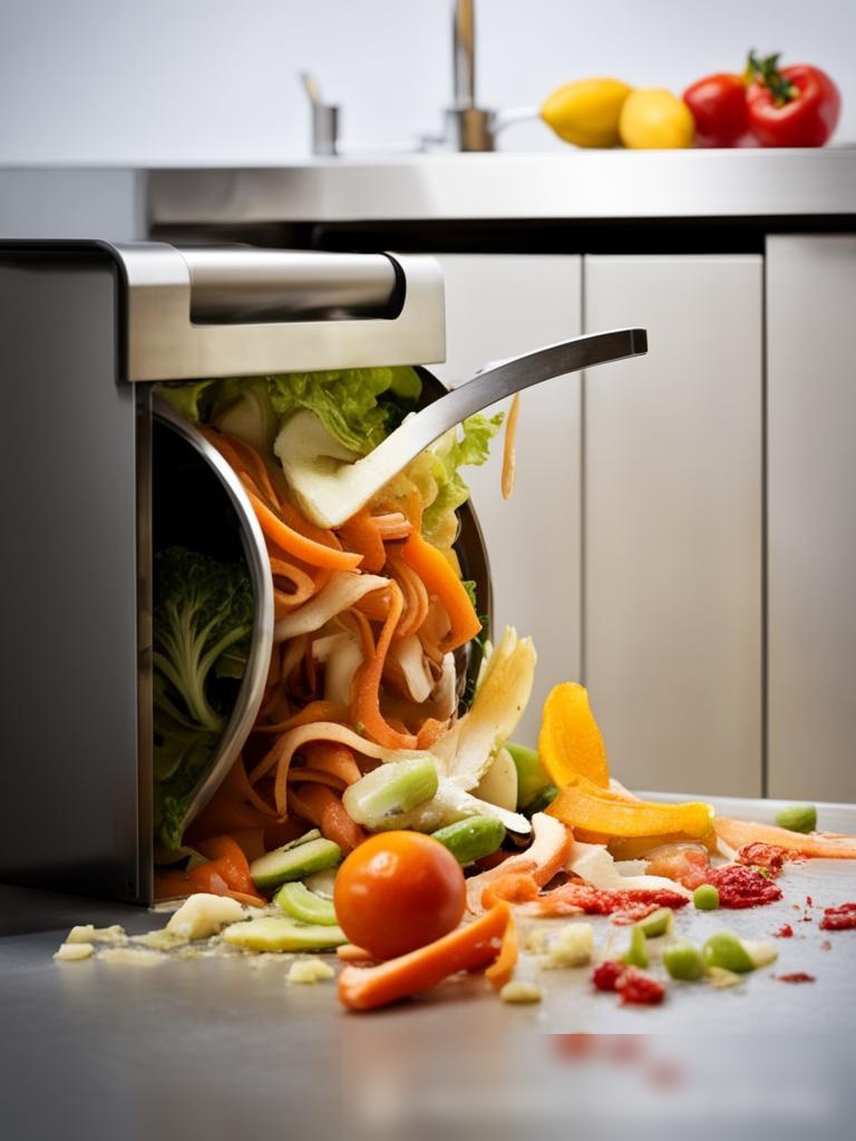 Динамичный снимок утилизации пищевых отходов в современной утилизационной установке - Пример 5