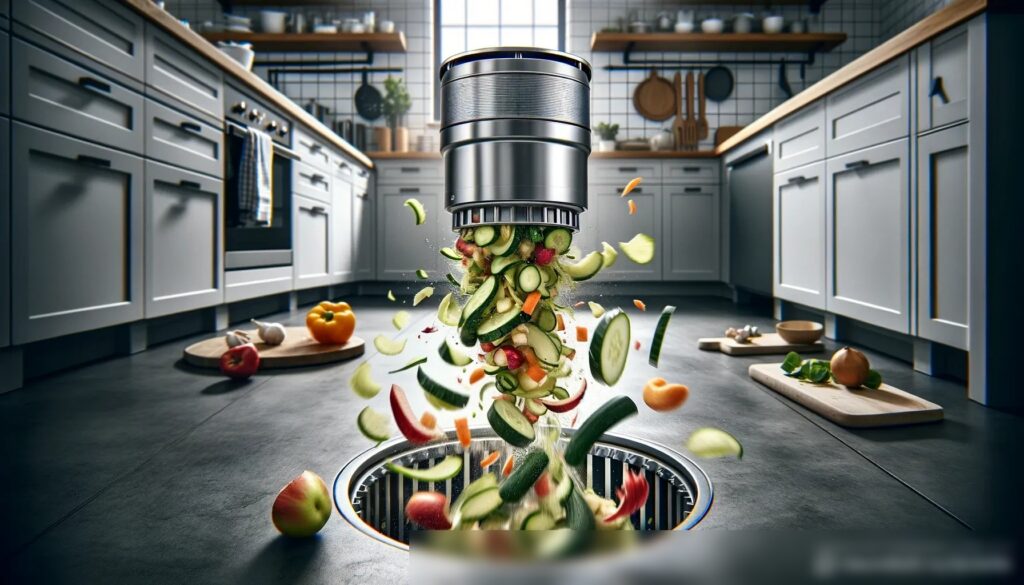 Динамичный снимок утилизации пищевых отходов в современной утилизационной установке - Пример 1