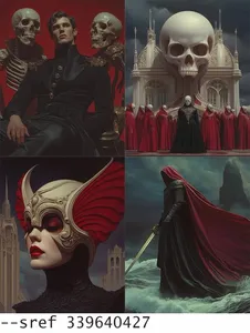 Serene Sunset Family Silhouette - Пример 3