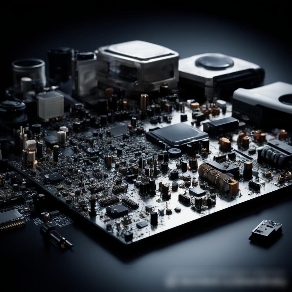 Изображение, демонстрирующее мелкие электронные компоненты, используемые в бытовой технике - Пример 3