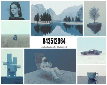 Vibrant Minimalistic 3D Render - Пример 3