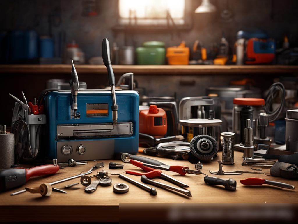 Изображение, показывающее инструменты и оборудование для ремонта бытовой техники - Пример 4