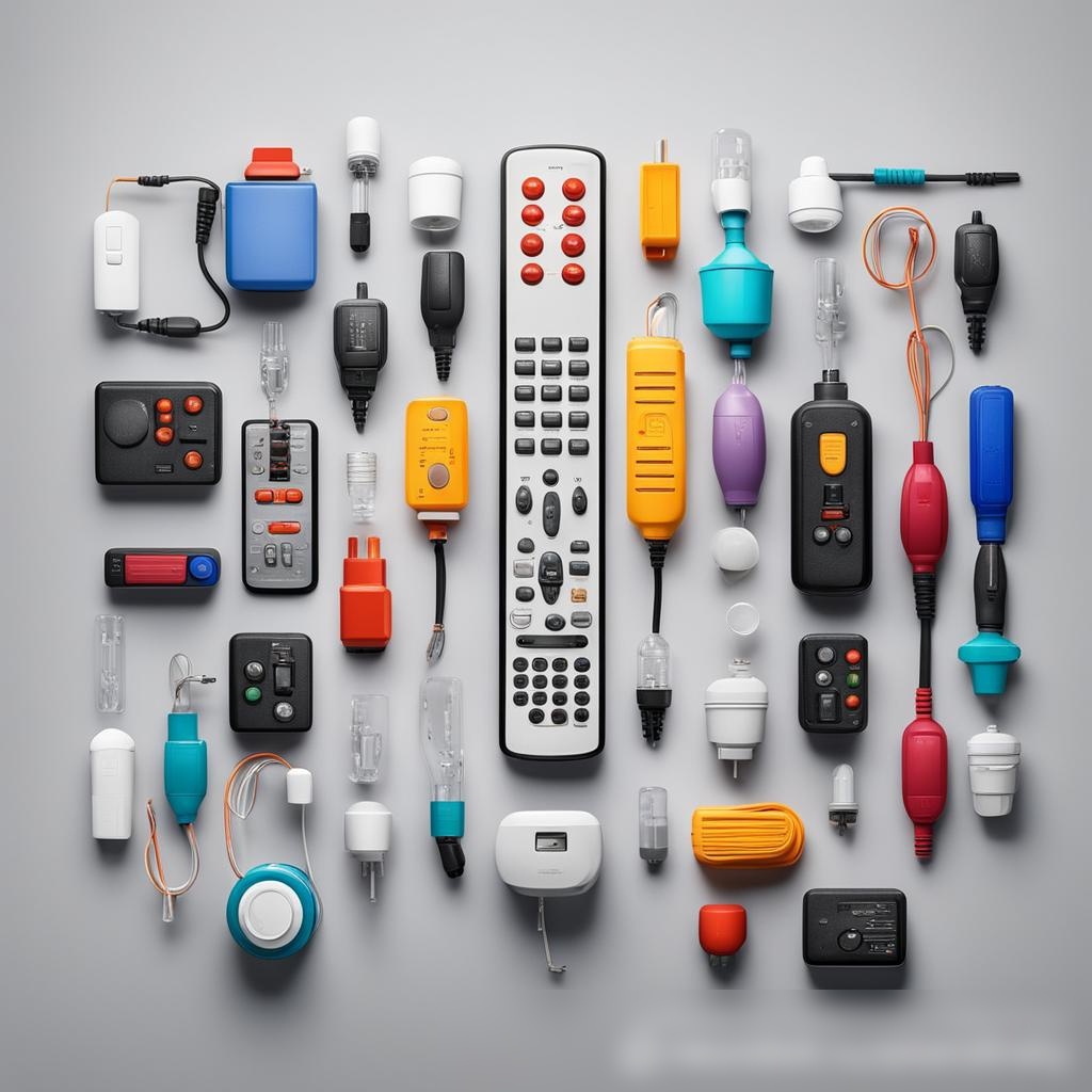 Изображение, изображающее разнообразные аксессуары для бытовой техники - Пример 3