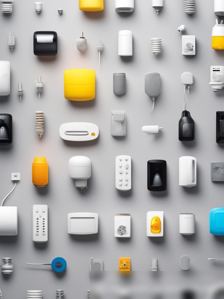 Изображение, изображающее разнообразные аксессуары для бытовой техники - Пример 5