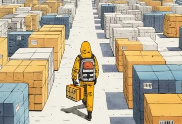 Ligne-Claire Desert Landscape - Пример 3