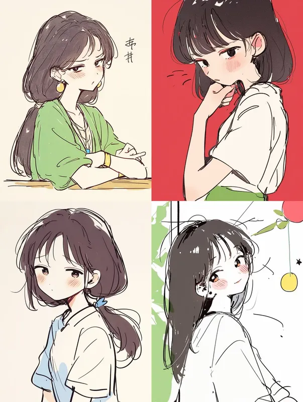 Charming Anime Sketches - Пример 2