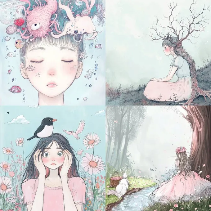 Whimsical Pastel Fantasy - Пример 2