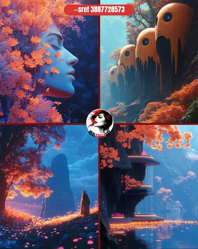 Dreamlike Neon Serenity - Пример 2