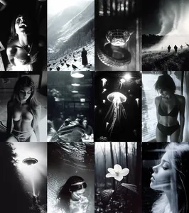 Ethereal Monochrome Dreamscape - Пример 1