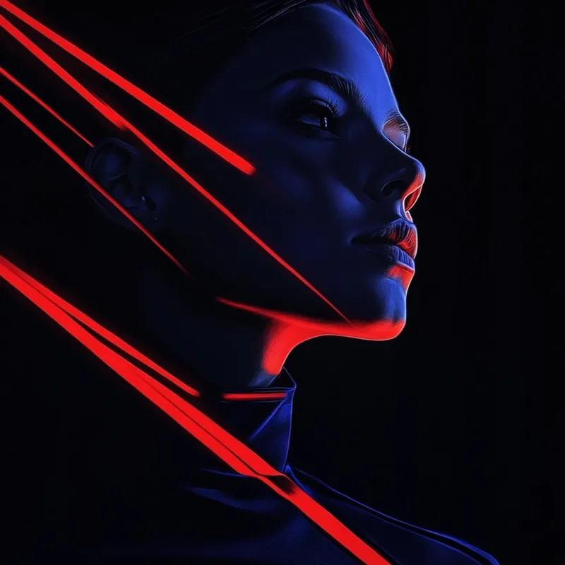 Futuristic Neon Archer - Пример 3