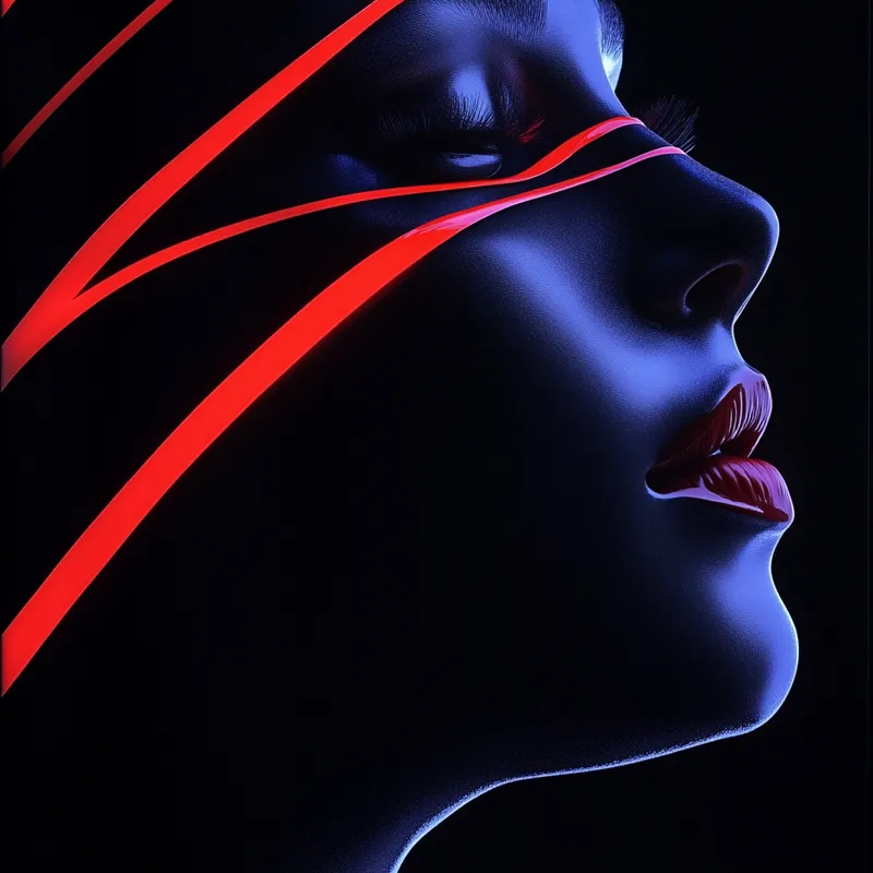 Futuristic Neon Archer - Пример 4