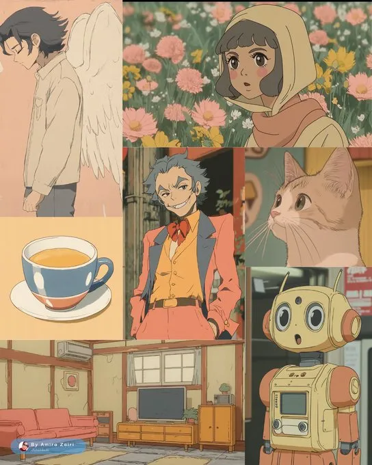 Nostalgic Pastel Anime - Пример 2