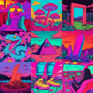 Vivid Surrealism Collage - Пример 4