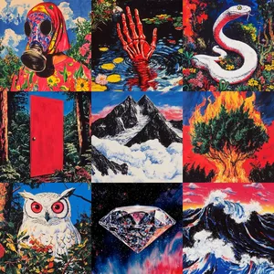 Vivid Surrealism Collage - Пример 1