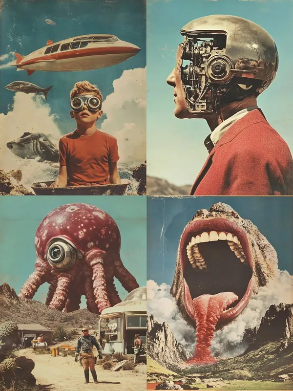 Retro Futuristic Surrealism - Пример 2