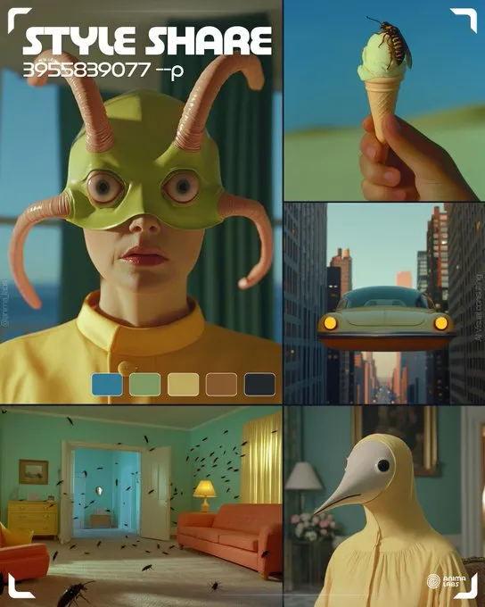 Surreal Retro-Futuristic Vibe - Пример 2