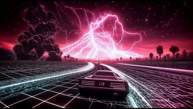 Vibrant Cyberpunk Odyssey - Пример 2