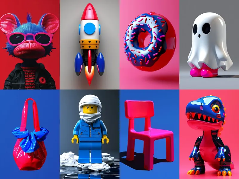 Red 3D Pop - Пример 2