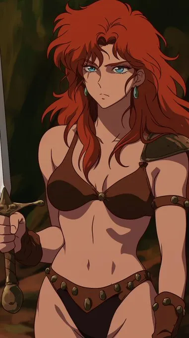 80s Anime Warrior Aesthetic - Пример 2