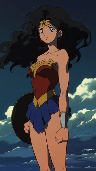 80s Anime Warrior Aesthetic - Пример 4