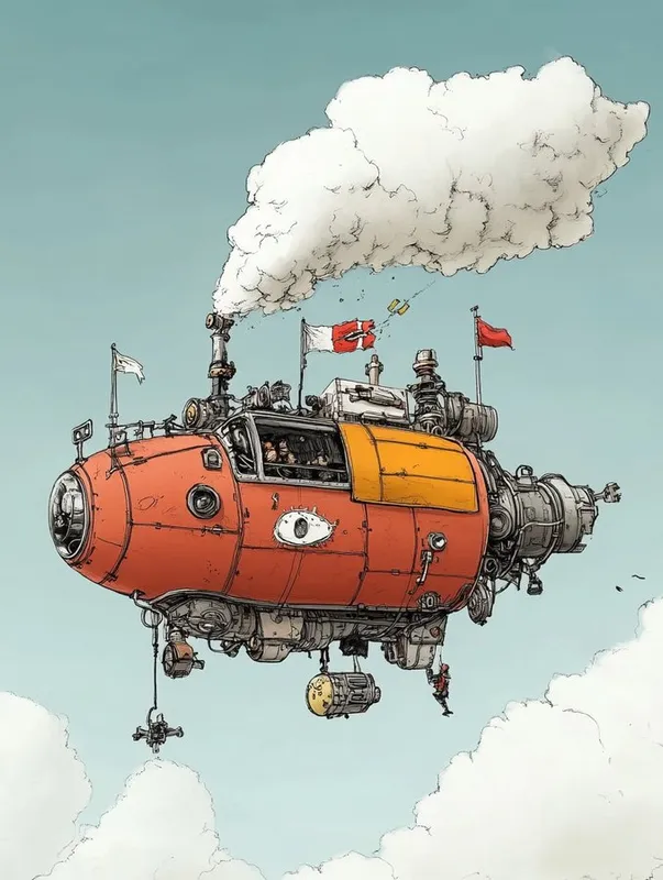 Whimsical Architectural Sketches - Пример 4