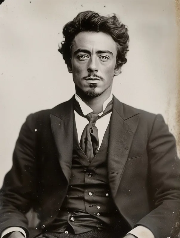 Victorian Tintype Portrait - Пример 4