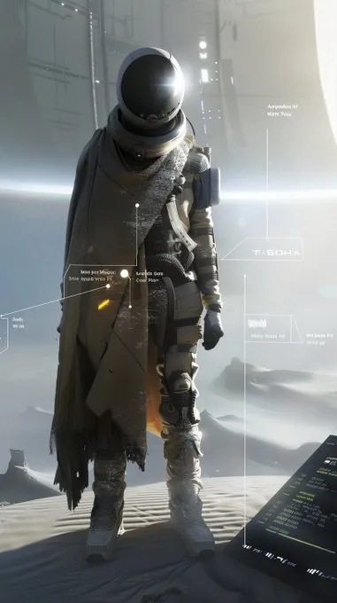 Ethereal Cyberpunk Portrait - Пример 1