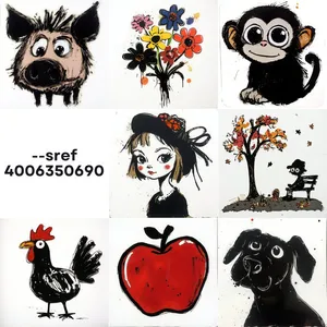 Playful Hand-drawn Charm - Пример 1