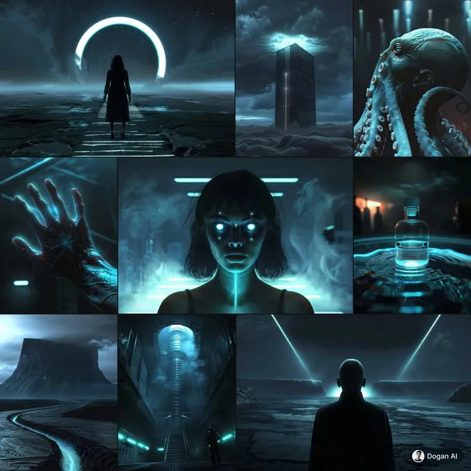 Eerie Sci-Fi Noir - Пример 3