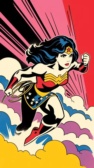 Bold Pop Art Comic Style - Пример 1