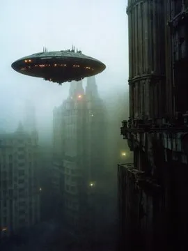 Futuristic Dystopian Scene - Пример 1