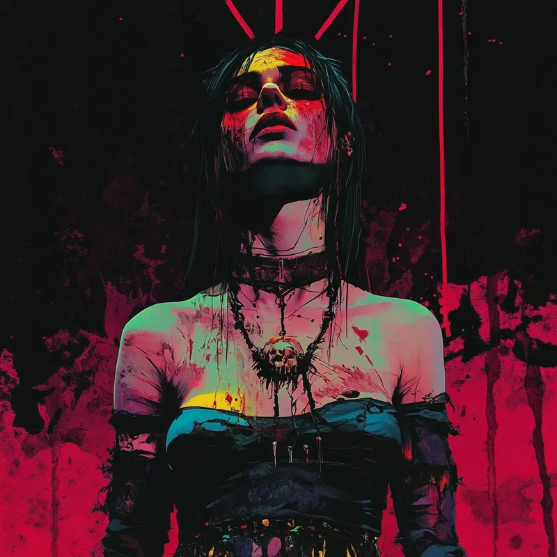 Vibrant Anime Pop Art - Пример 3