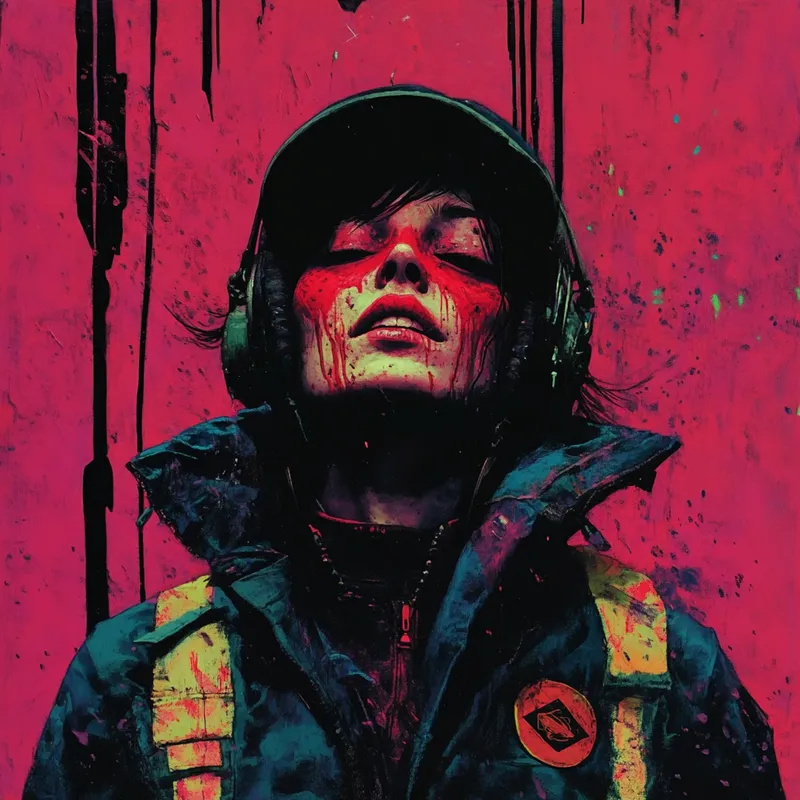 Vibrant Anime Pop Art - Пример 4