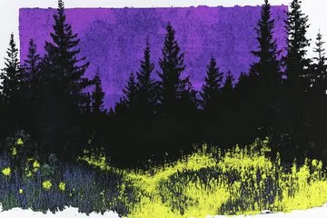 Bold Silhouette Landscape - Пример 2