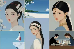 Dreamy Neon Radiance - Пример 3