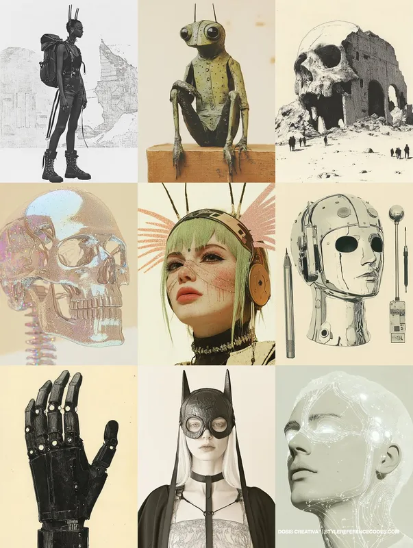 Cyberpunk Gothic Dreams Style - Пример 2