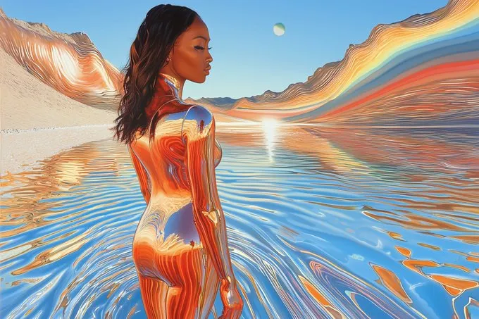 Dreamy Elegance with Etheric Glow - Пример 3