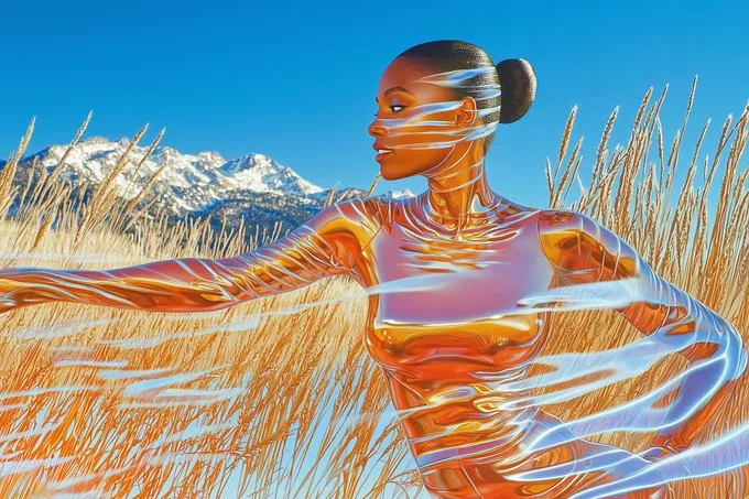 Dreamy Elegance with Etheric Glow - Пример 4