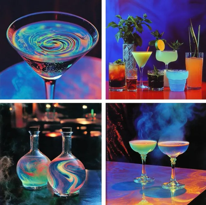 Neon Mixology Aesthetics - Пример 2