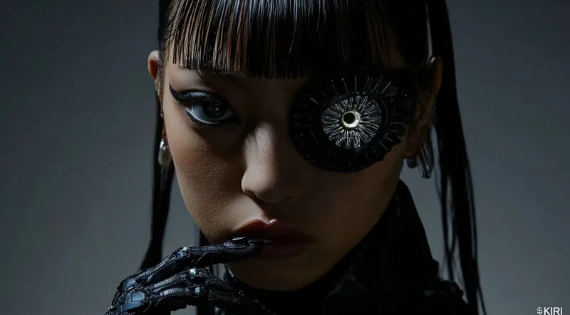 Futuristic Cyberpunk Intrigue - Пример 2