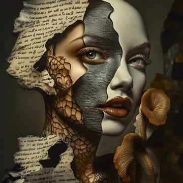 Surreal Futuristic Portrait - Пример 4