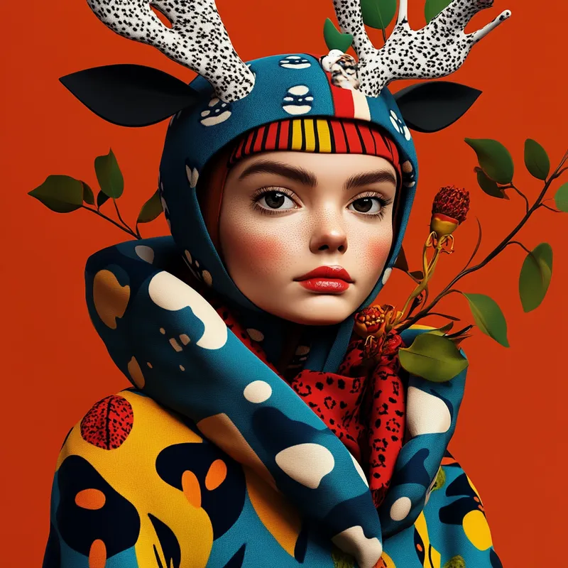 Whimsical Fashion Collage - Пример 3