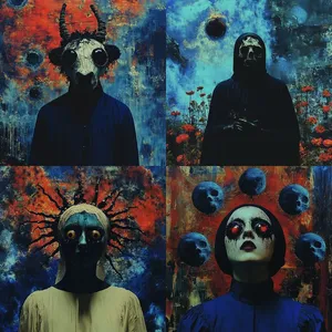 Dreamy Blue-Yellow Surrealism - Пример 4