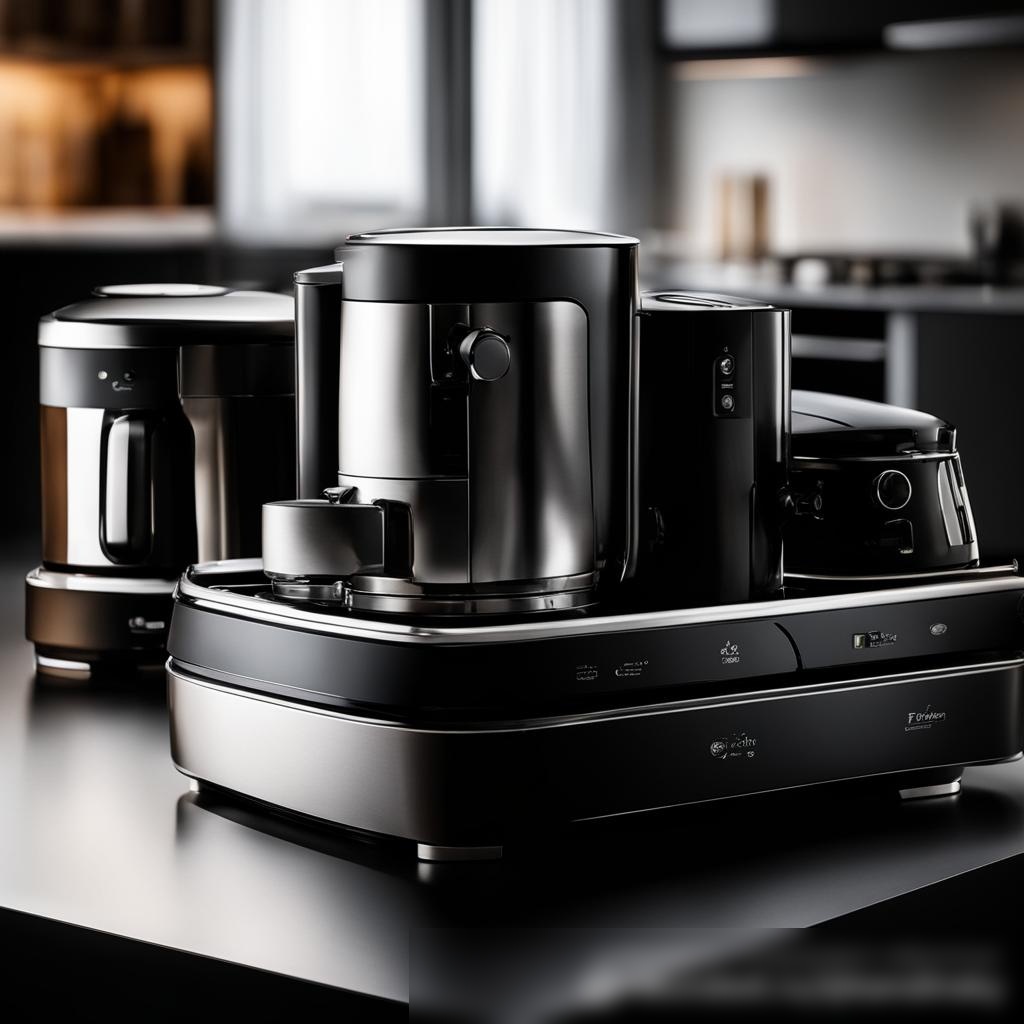 Крупный план упакованных кухонных приборов премиум-класса - Пример 3