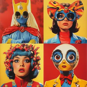 Gritty Neon Surrealism - Пример 3