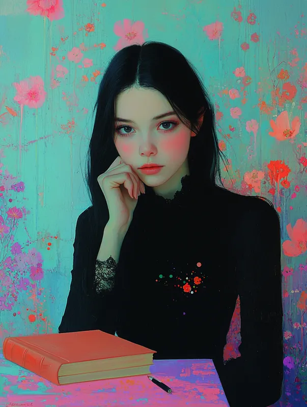 Dreamlike Neon Surrealism - Пример 3