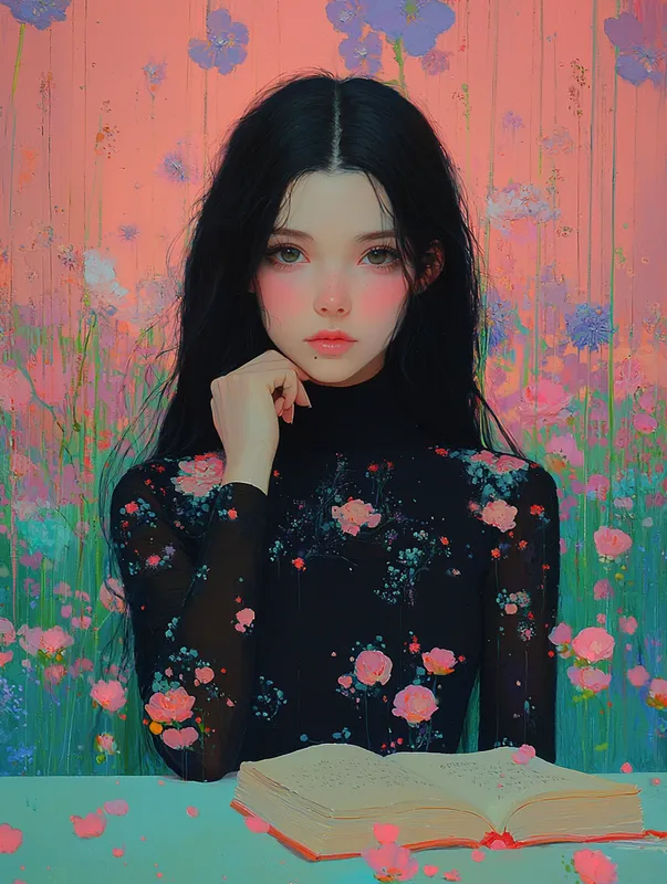 Dreamlike Neon Surrealism - Пример 4