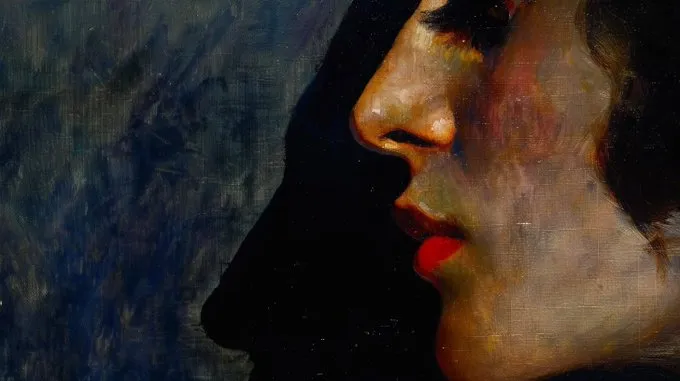 Moody Profile Portrait - Пример 2