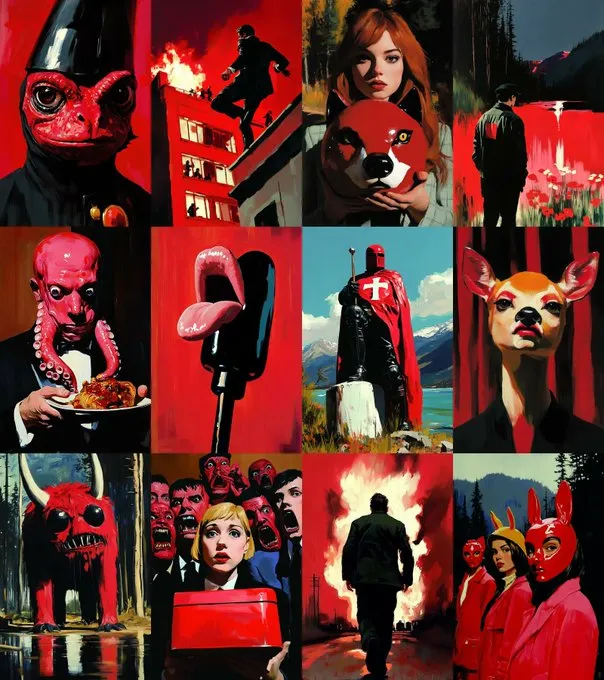 Vivid Surrealism with Dark Undertones - Пример 2